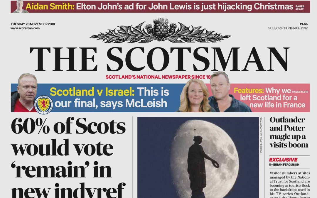 Double Page + Puff in this week’s Scotsman